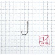 Крючок KOI "SINGLE SPOON HOOK 2", размер 6 (INT), цвет BN (10 шт.)/100/