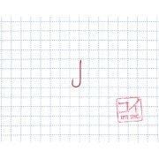 Крючок KOI "ROUND BEND", размер 10 (INT), цвет RED (10 шт.)/200/