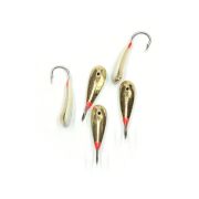 Мормышка паяная ЯМАН Уралка, вес 1,9 г, кр.№4, лат./светонак. (уп.5шт.)