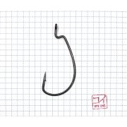 Крючок KOI "MAGNA SUPER LOCK WORM", размер 6/0 (INT), цвет BN, офсетный (5 шт.)/23/