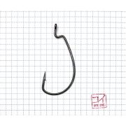 Крючок KOI "MAGNA SUPER LOCK WORM", размер 7/0 (INT), цвет BN, офсетный (5 шт.)/23/