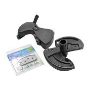 Голова режущая ледобура ICEBERG-130(L) v2.0/v3.0 (левое вращ.) в сборе (радиусные ножи + защ. футляр