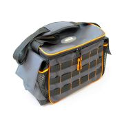 Сумка рыболовная "СЛЕДОПЫТ" Base Lure Bag L, 36х22х15 см, цв. серый + 3 коробки Luno 20/2/