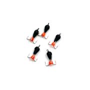 Мормышка вольф. безнасадочная "ЯМАН" Черт с петлей (длинный), d-3 мм, вес 0,9 г, капля с глазком, цв