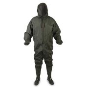 Комбинезон рыбацкий СЛЕДОПЫТ ПВХ, р. 45, цв. олива/4/