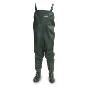 Полукомбинезон рыбацкий СЛЕДОПЫТ ПВХ+нейлон, р. 45, цв. олива/5/