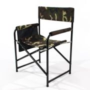 Кресло складное "СЛЕДОПЫТ" с карманом на подлокотнике 585х450х825 мм, сталь