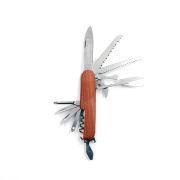 Мультитул "СЛЕДОПЫТ", 11 предметов, деревянная ручка, в коробке/240/