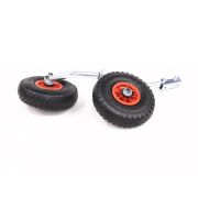 Колеса транцевые "СЛЕДОПЫТ" 40 см, хром, быстросъемные (комплект)/8/