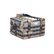 Сумка рыболовная "СЛЕДОПЫТ" Base Lure Bag XXL, 38х38х25 см, цв. серый + 7 коробок Luno 28/2/
