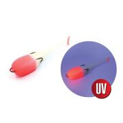 Поролоновая рыбка YAMAN на двойнике, р. 125 мм, цвет 15 UV (5 шт.)