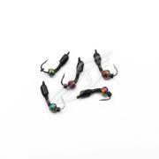 Мормышка вольф. безнасадочная "ЯМАН" Малек №3, d-3 мм, L-8 мм, вес 0,55 гр., фц. зеленый шар (уп. 5